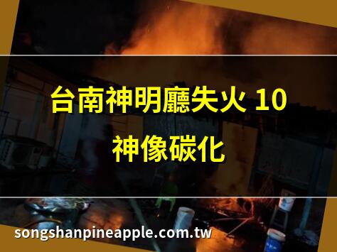 台南神明廳失火 10神像碳化 | 百年王爺廟火災 神尊燒毀 | 民宅神明廳失火 濃煙四起 | 神明廳火災 1死3重傷
